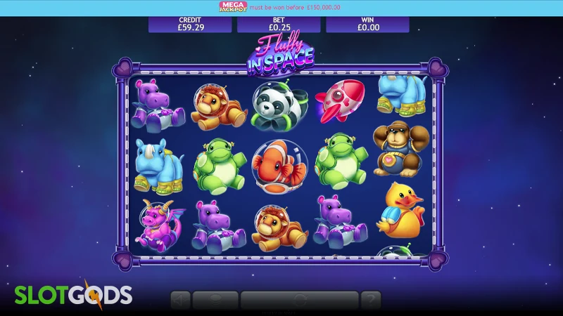 Fluffy in Space Jackpot Slot - Screenshot 3