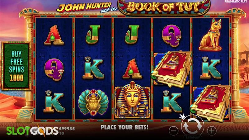 John Hunter and the Book of Tut Slot - Screenshot 