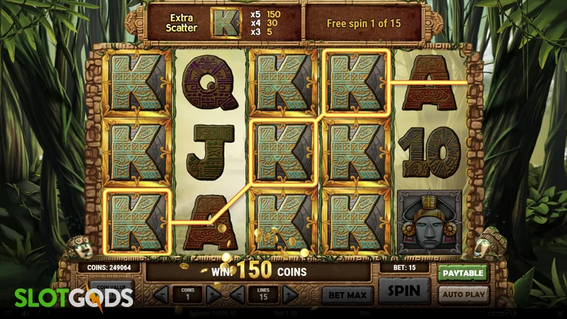 Rich Wilde and the Aztec Idols Slot - Screenshot 4