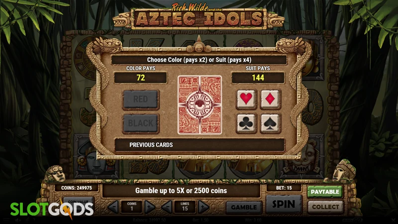 Rich Wilde and the Aztec Idols Slot - Screenshot 3