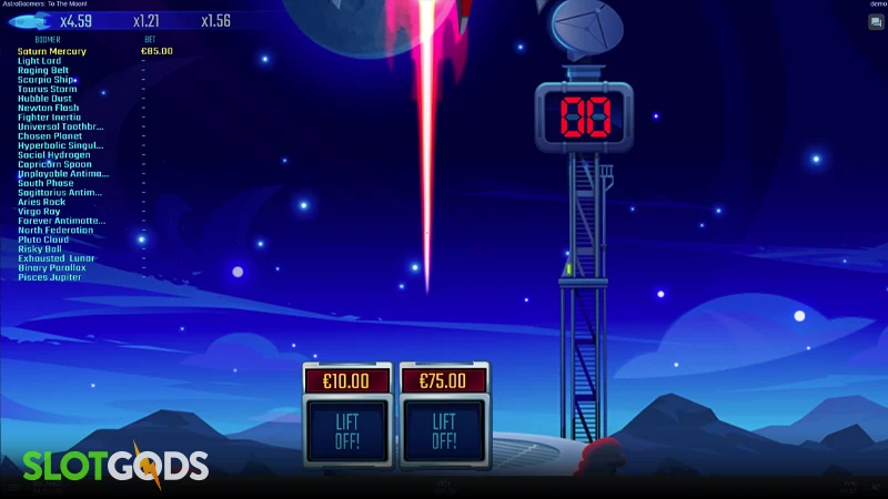 AstroBoomers: To The Moon Slot - Screenshot 2