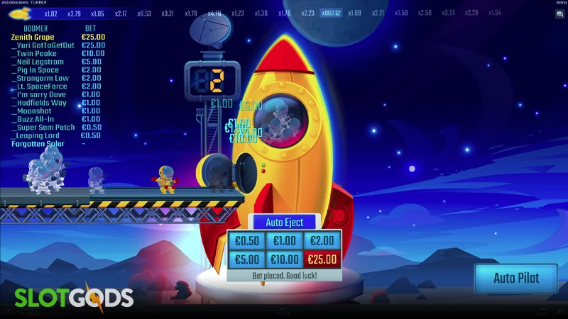 AstroBoomers: Turbo Slot - Screenshot 