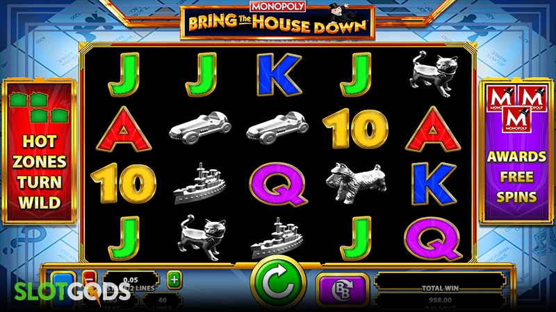 Monopoly Bring the House Down Slot - Screenshot 