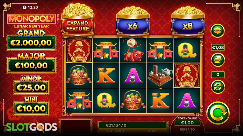 Monopoly Lunar New Year Slot - Screenshot 