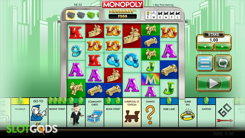Monopoly Megaways Slot - Screenshot 