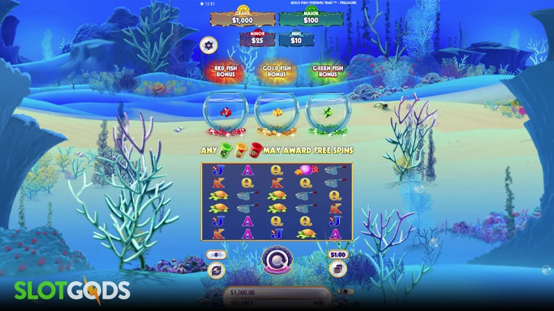 Gold Fish Feeding Time Slot - Screenshot 
