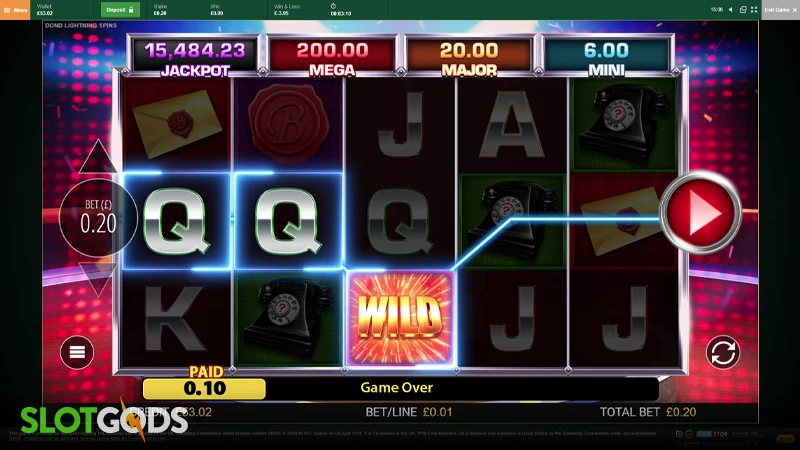 Deal or No Deal Lightning Spins Slot - Screenshot 