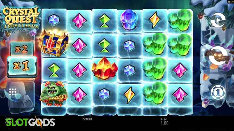 Crystal Quest: Frostlands Slot - Screenshot 