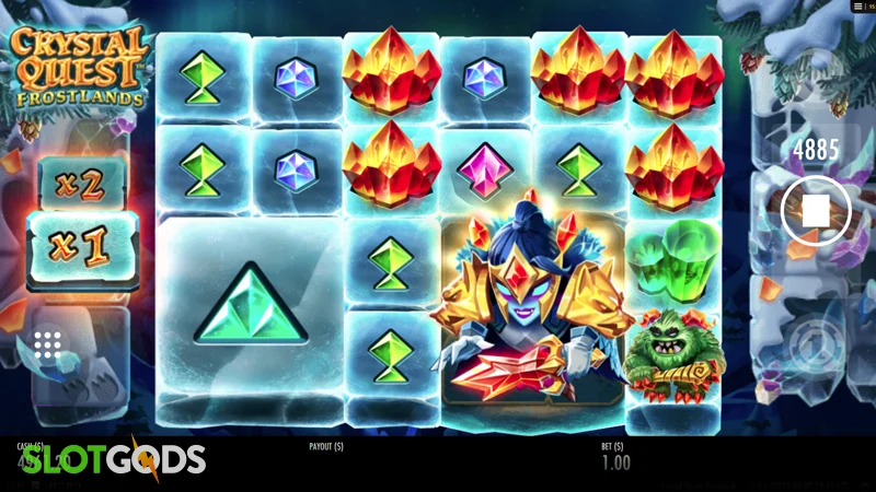 Crystal Quest: Frostlands Slot - Screenshot 2