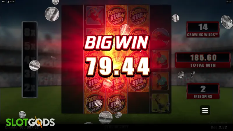 Football Star Deluxe Slot - Screenshot 4
