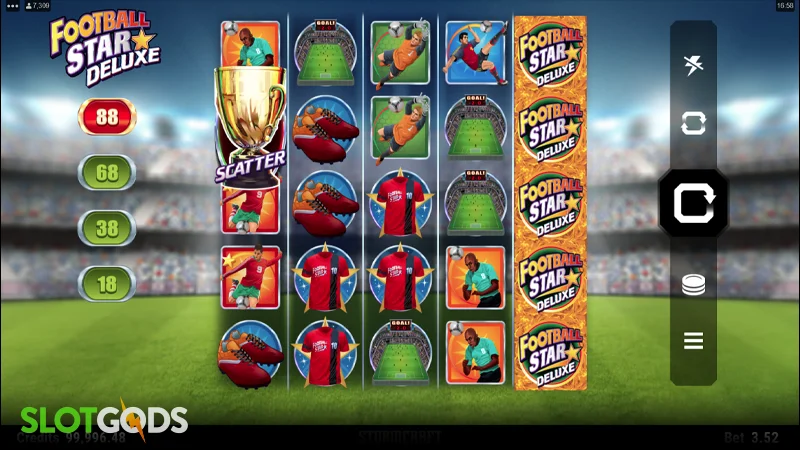 Football Star Deluxe Slot - Screenshot 