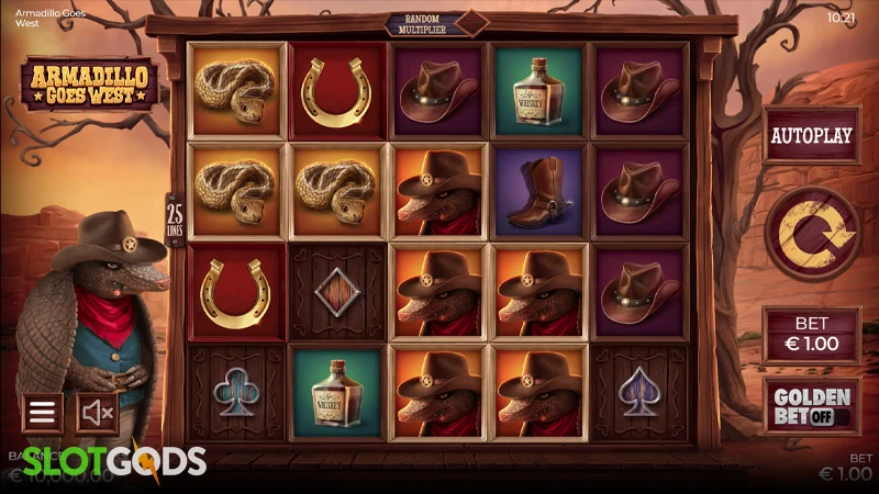 Armadillo Goes West Slot - Screenshot 