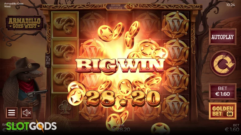 Armadillo Goes West Slot - Screenshot 3
