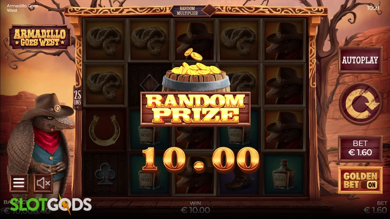 Armadillo Goes West Slot - Screenshot 4