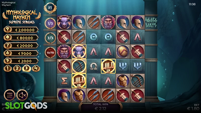 Mythological Mayhem Supreme Streaks Slot - Screenshot 4
