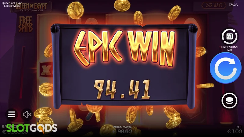 Queen of Egypt: Exotic Wilds Slot - Screenshot 5