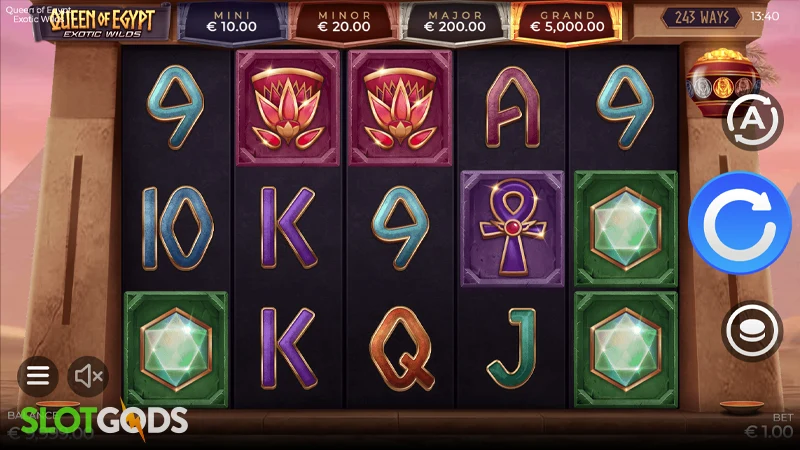 Queen of Egypt: Exotic Wilds Slot - Screenshot 