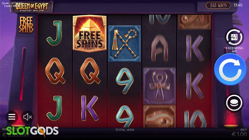 Queen of Egypt: Exotic Wilds Slot - Screenshot 4