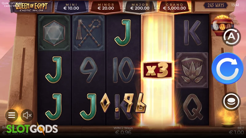 Queen of Egypt: Exotic Wilds Slot - Screenshot 2
