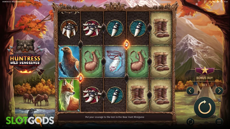 Huntress Wild Vengeance Slot - Screenshot 