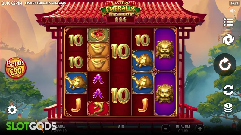 Eastern Emeralds Megaways Slot - Screenshot 
