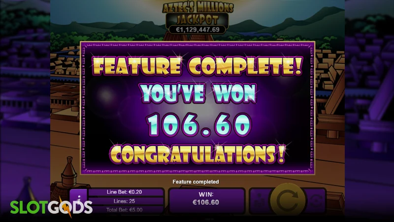 Aztec's Millions Slot - Screenshot 4