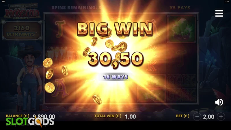 Rocky's Gold Ultraways Slot - Screenshot 5