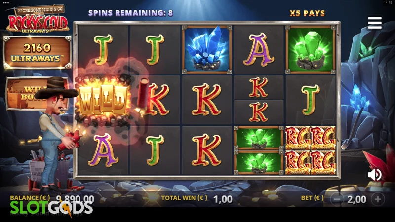 Rocky's Gold Ultraways Slot - Screenshot 4