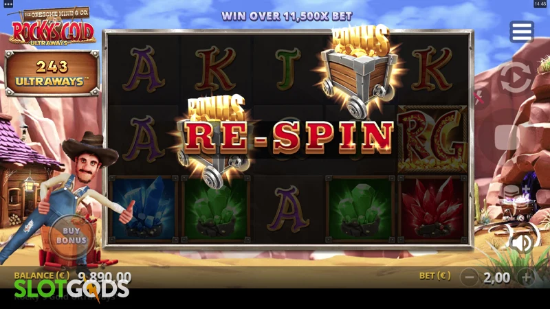 Rocky's Gold Ultraways Slot - Screenshot 2