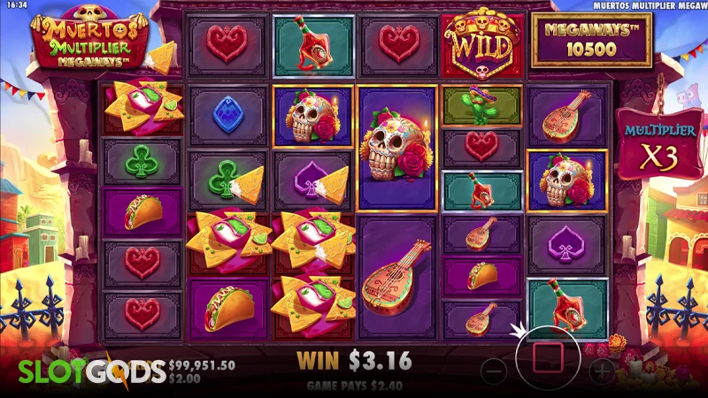 Muertos Multiplier Megaways Slot - Screenshot 