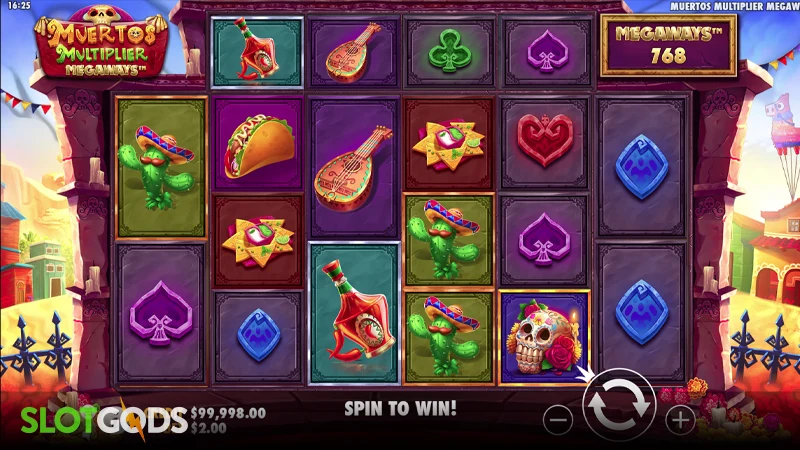 Muertos Multiplier Megaways Slot - Screenshot 2