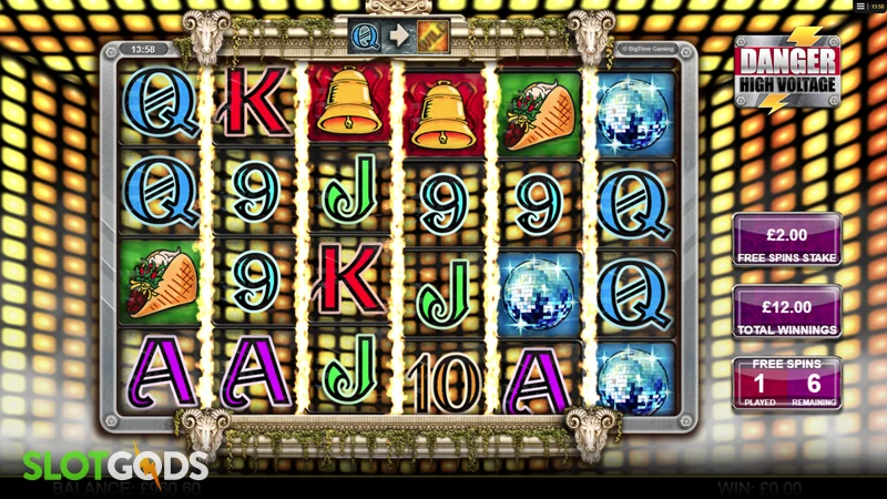 Danger High Voltage Slot - Screenshot 3
