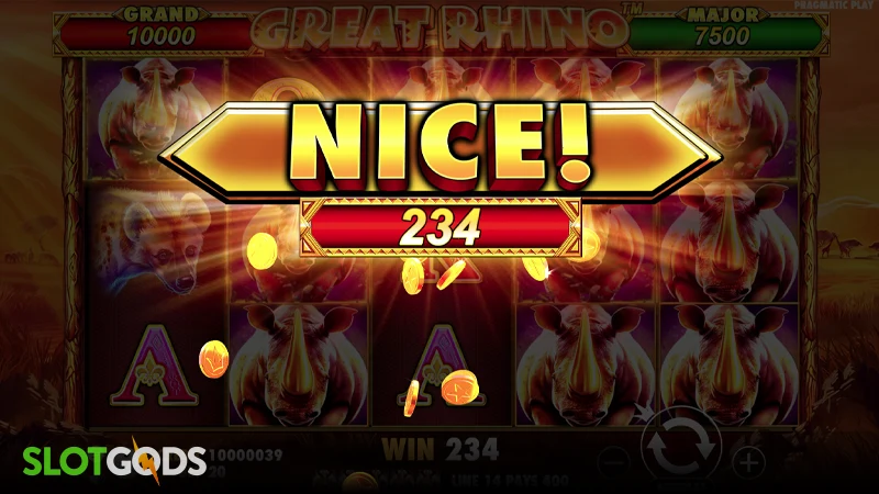 Great Rhino Slot - Screenshot 4