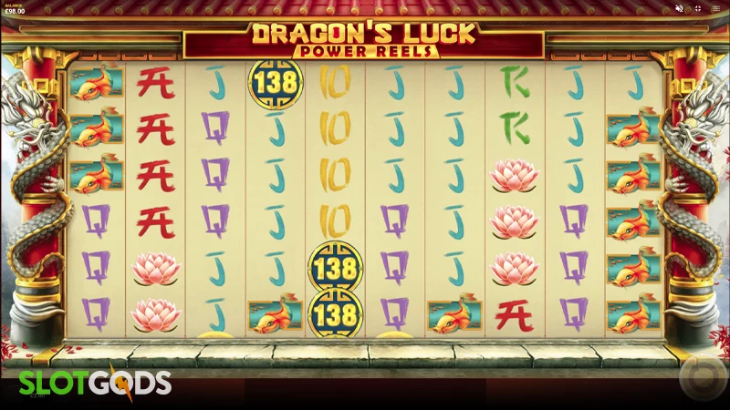 Dragon's Luck Power Reels Slot - Screenshot 