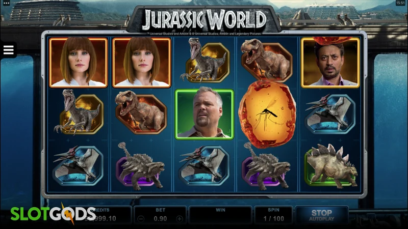Jurassic World Slot - Screenshot 