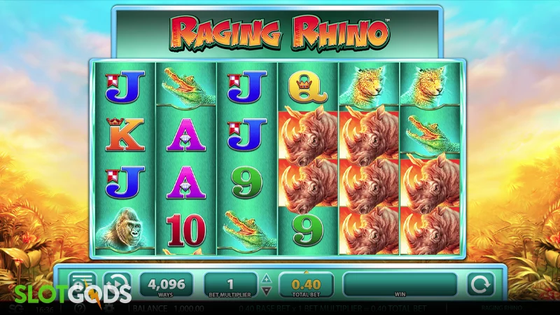 Raging Rhino Slot - Screenshot 