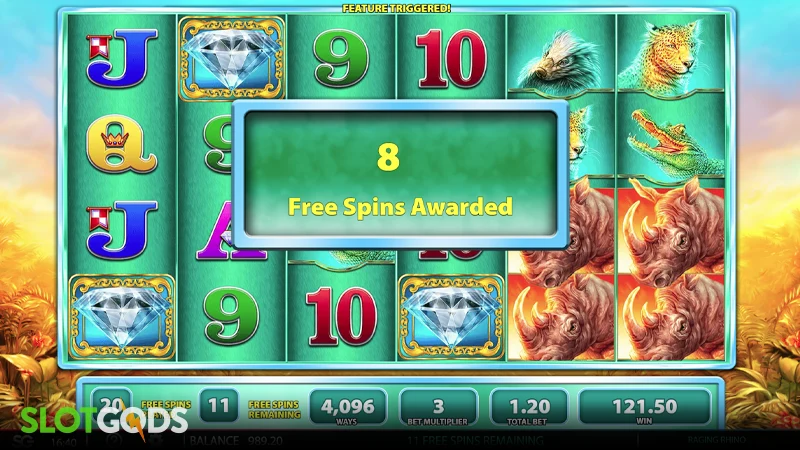 Raging Rhino Slot - Screenshot 4