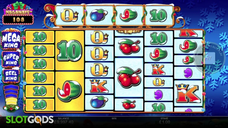Santa King Megaways Slot - Screenshot 
