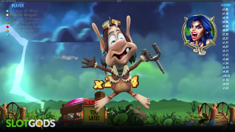 Hugo Up & Away Slot - Screenshot 4