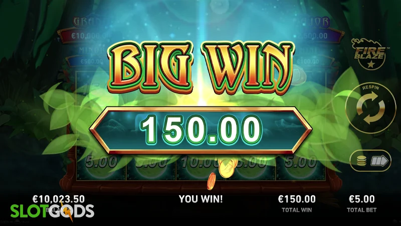 Fire Blaze: Green Wizard Slot - Screenshot 4