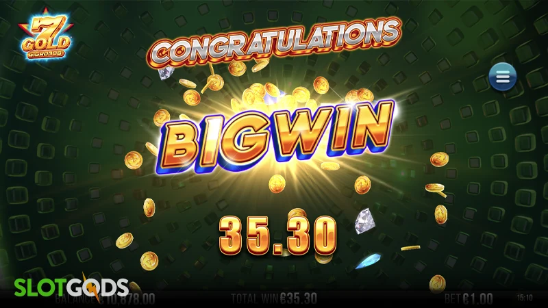 7 Gold Gigablox Slot - Screenshot 4
