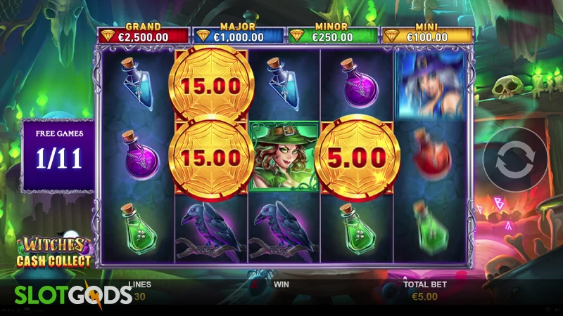 Witches: Cash Collect Slot - Screenshot 3