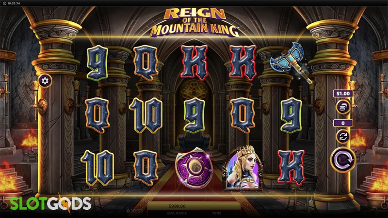 Reign of the Mountain King Slot - Screenshot 