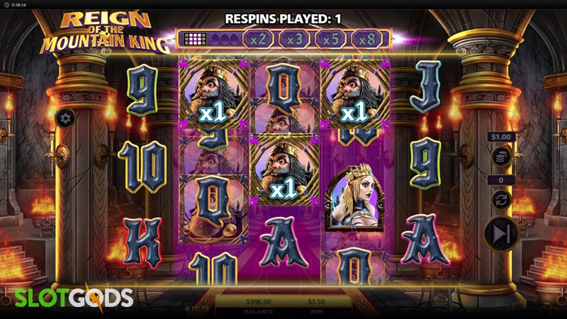 Reign of the Mountain King Slot - Screenshot 4