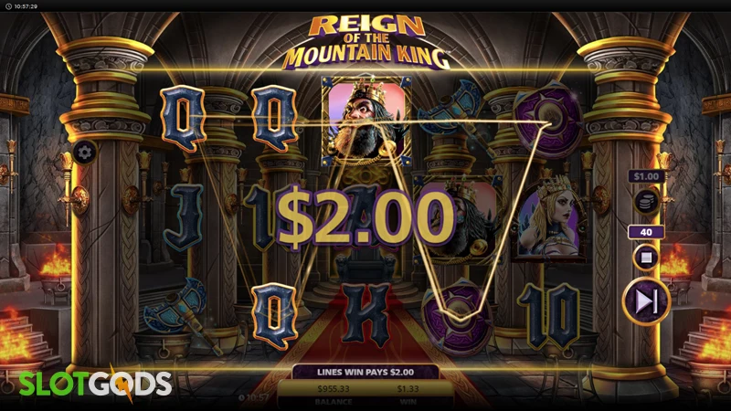 Reign of the Mountain King Slot - Screenshot 3