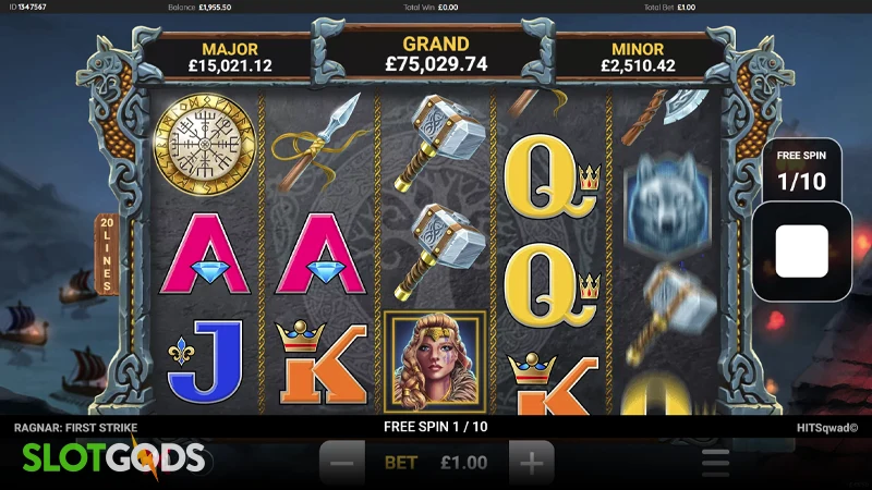 Ragnar: First Strike Slot - Screenshot 2