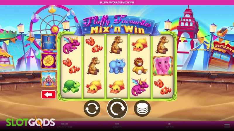 Fluffy Favourites Mix n Win Slot - Screenshot 