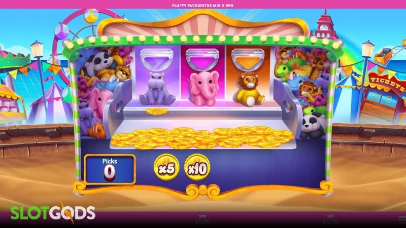 Fluffy Favourites Mix n Win Slot - Screenshot 3