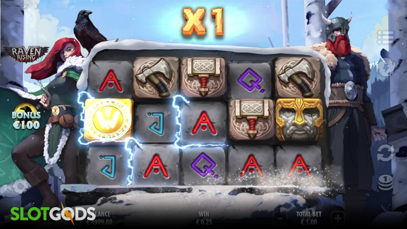 Raven Rising Slot - Screenshot 