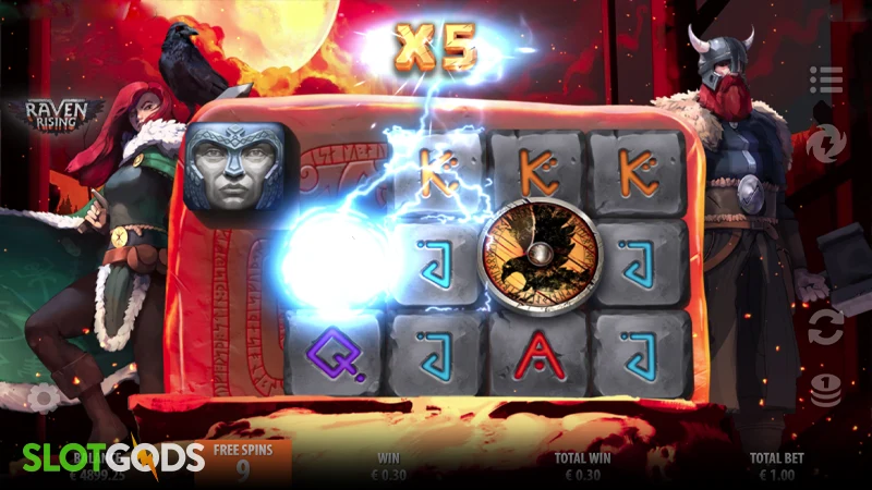 Raven Rising Slot - Screenshot 2